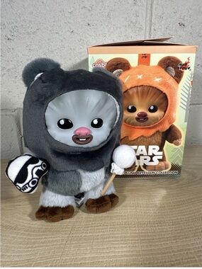 Disney Cosbi Star Wars Ewok Plush Keychain Brethupp NWT